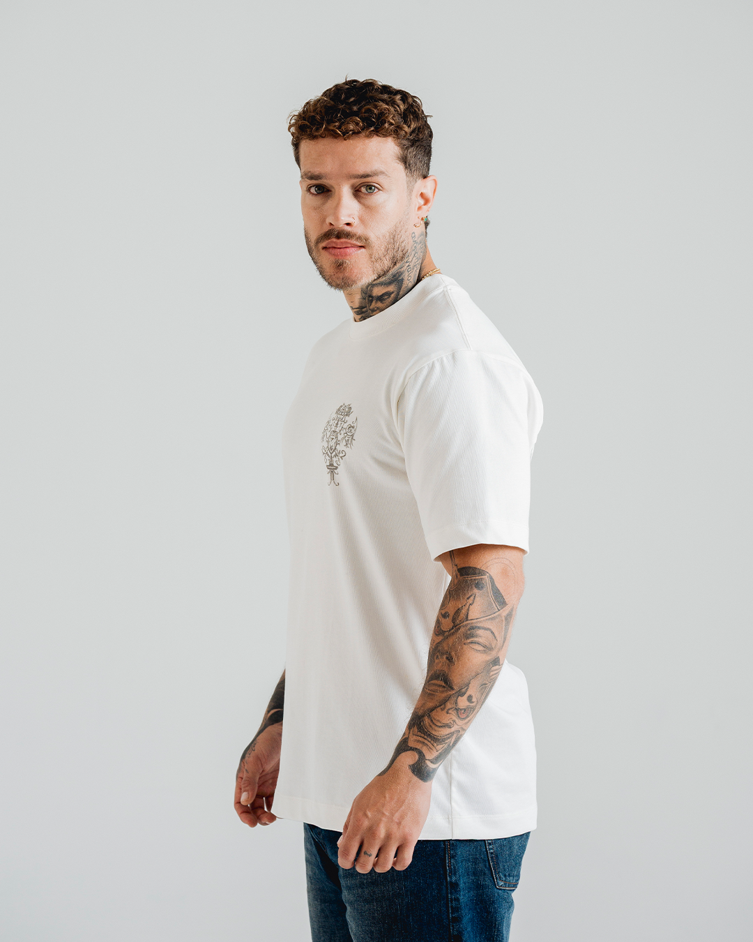 Camiseta Arabesco Ivory
