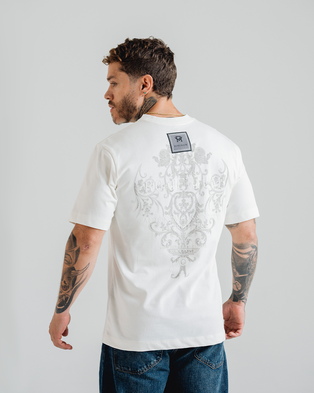 Camiseta Arabesco Ivory