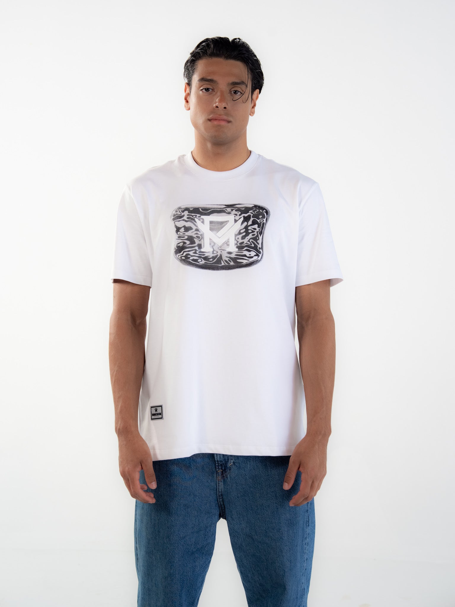CAMISETA WATERCOLOR BLANCA